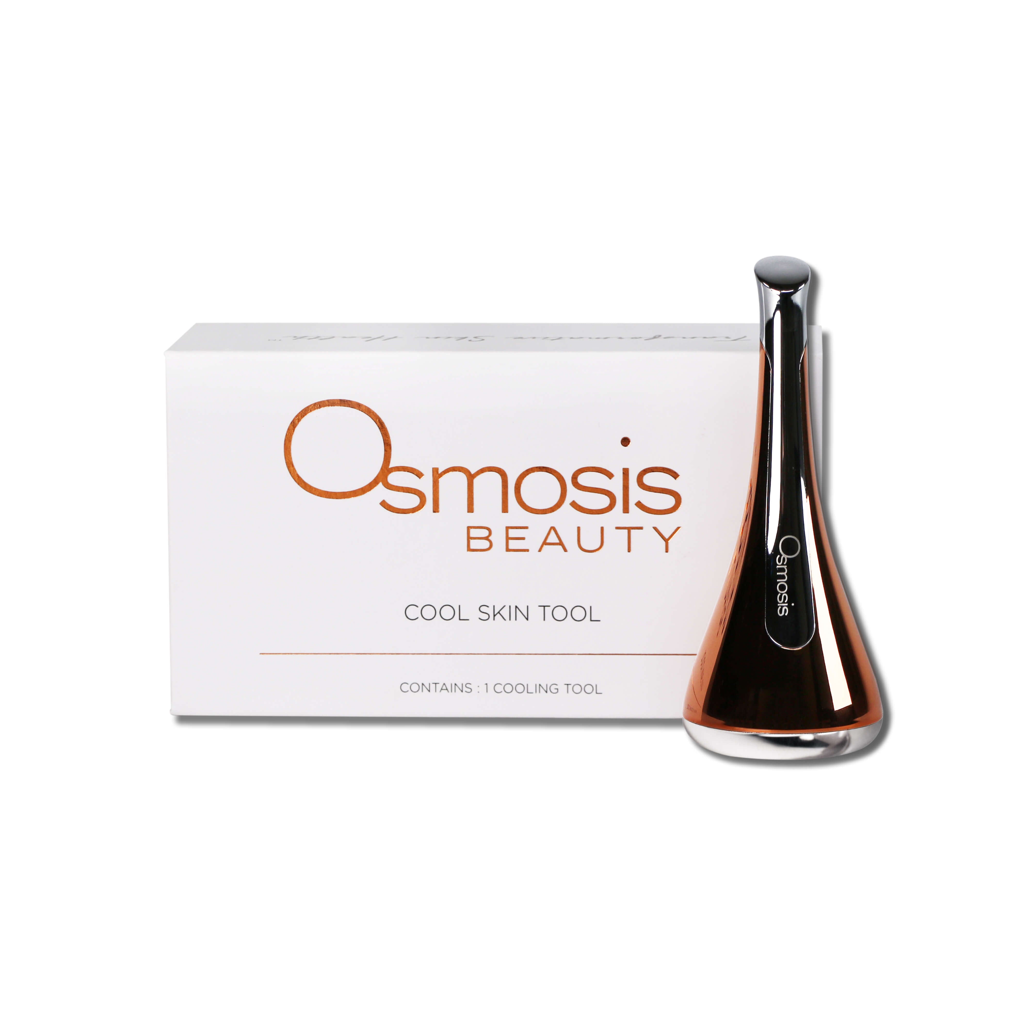 Cool Skin Tool displayed next to a white osmosis box on a white background
