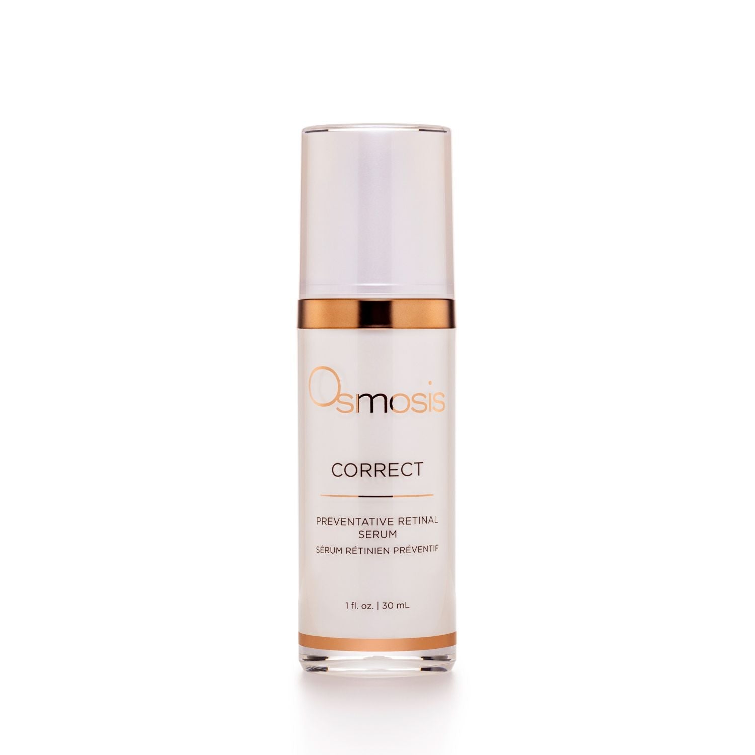 Osmosis Correct Preventative Retinal Serum bottle on a white background