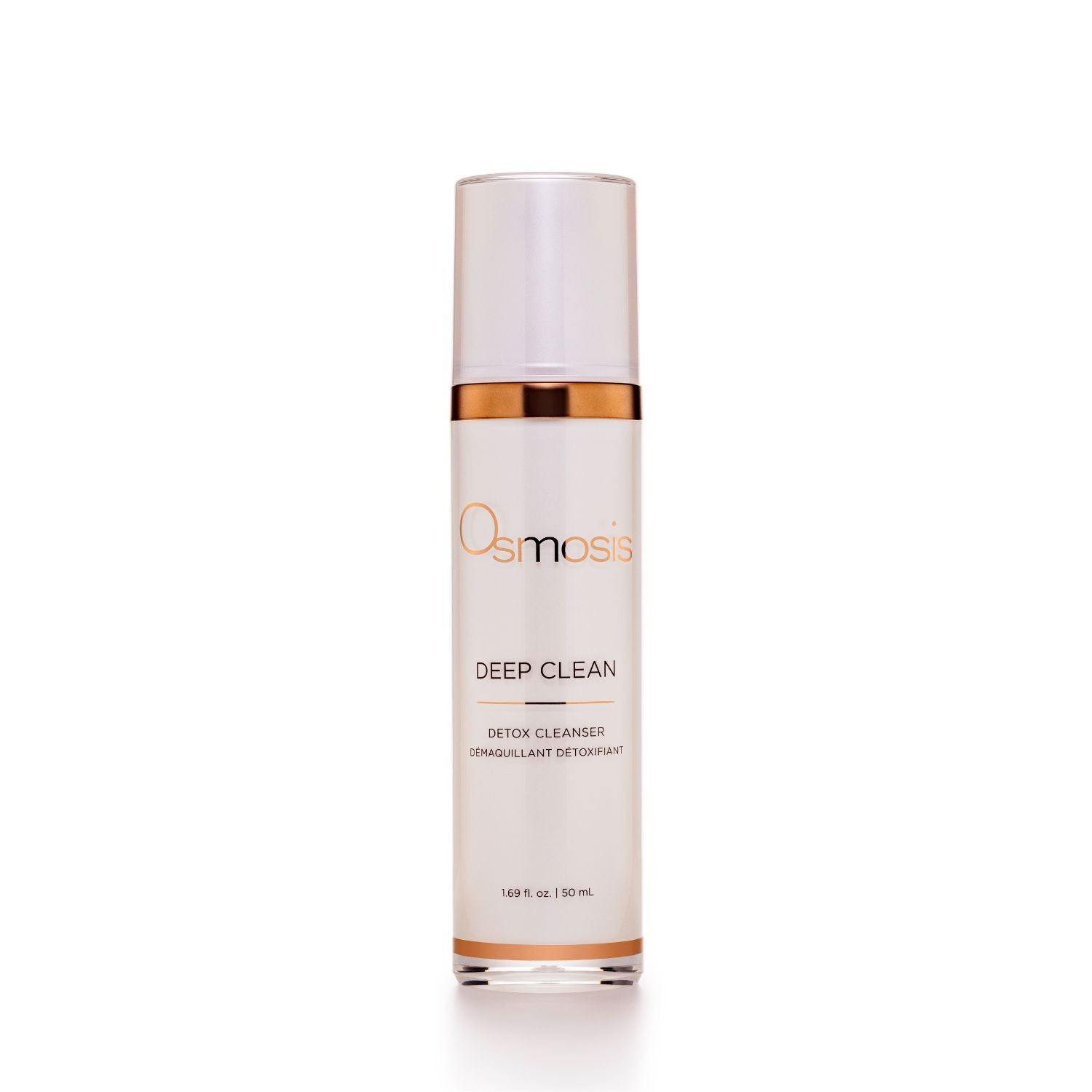 Osmosis Deep Clean detox cleanser bottle on a white background