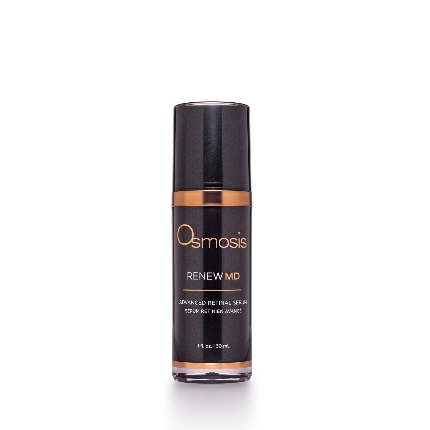 Osmosis Renew MD serum bottle on a white background
