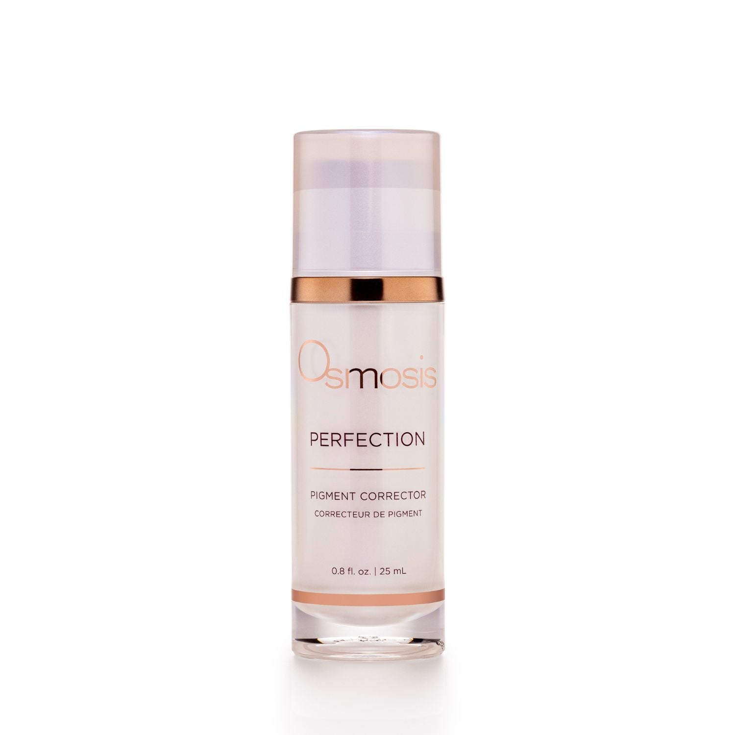 Osmosis Perfection skincare bottle on a white background