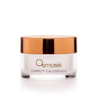 Osmosis Carrot Calendula skincare product jar with bronze lid on a white background