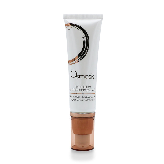 Osmosis Hydrafirm Smoothing Cream tube on a white background