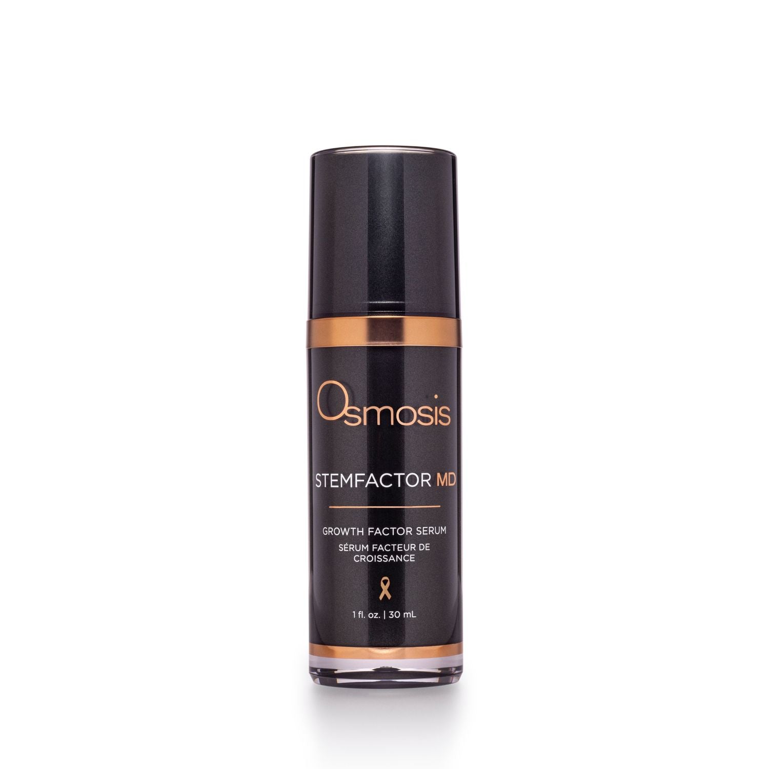 Osmosis Stemfactor MD serum bottle on a white background