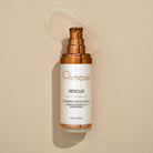 Osmosis Rescue epidermal repair serum bottle on a beige background