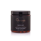 Osmosis Skin Aid dietary supplement jar on a white background