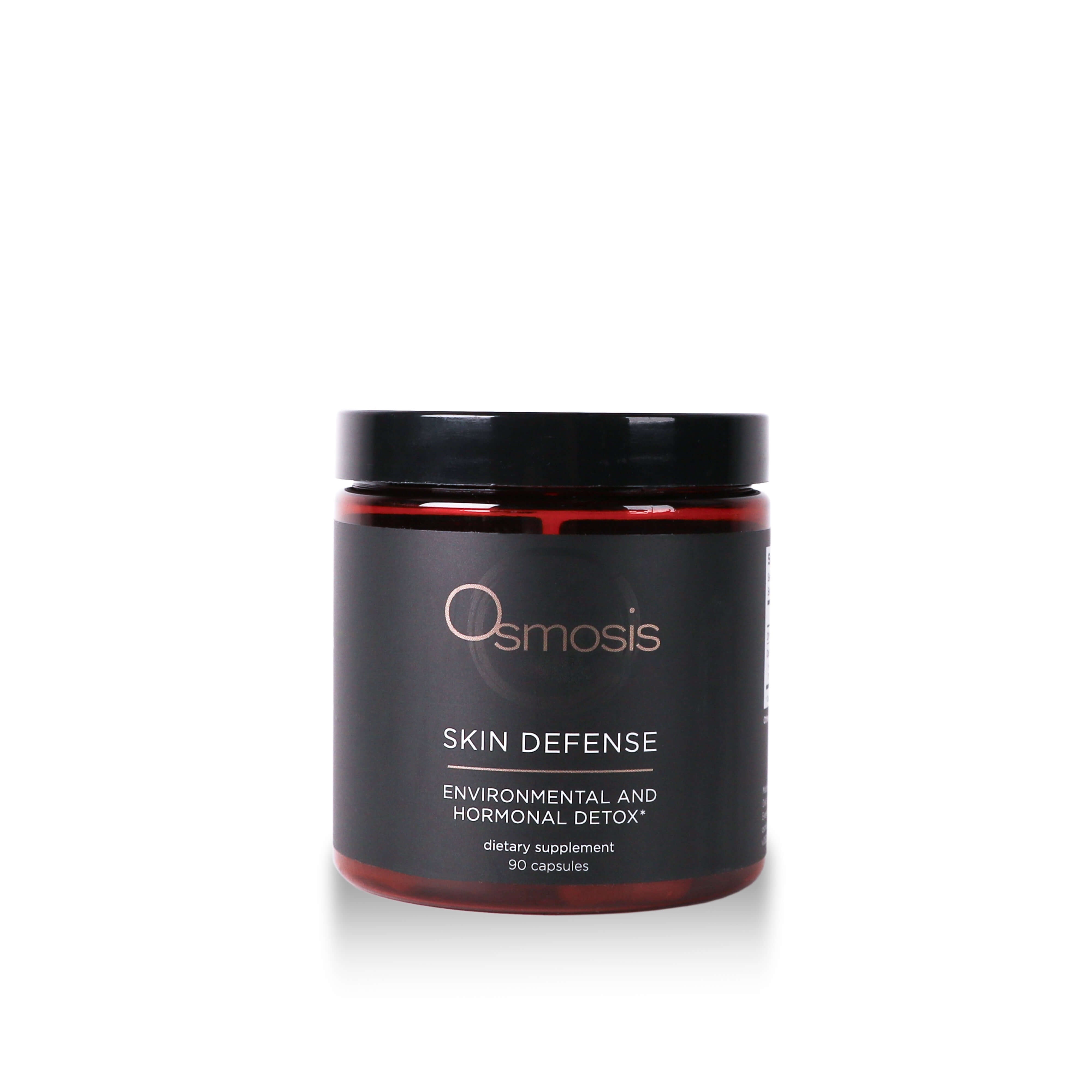 Osmosis Skin Defense supplement container on a white background
